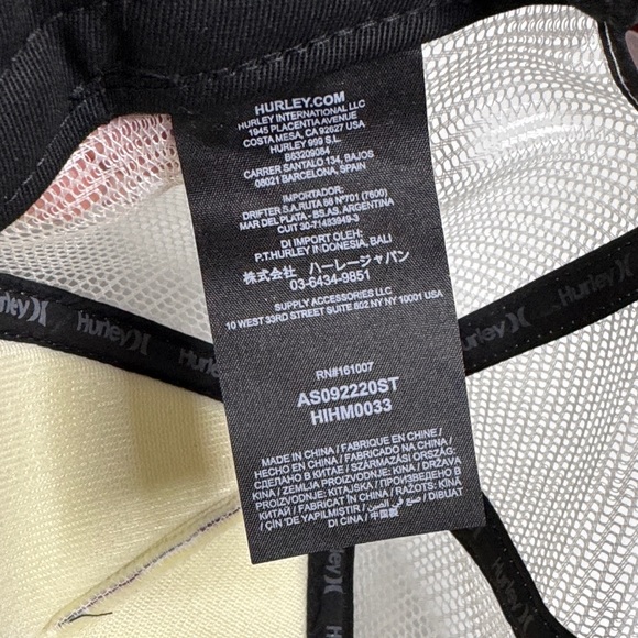 Hurley Red, White, and Blue Star Striped Hat - Picture 6 of 6